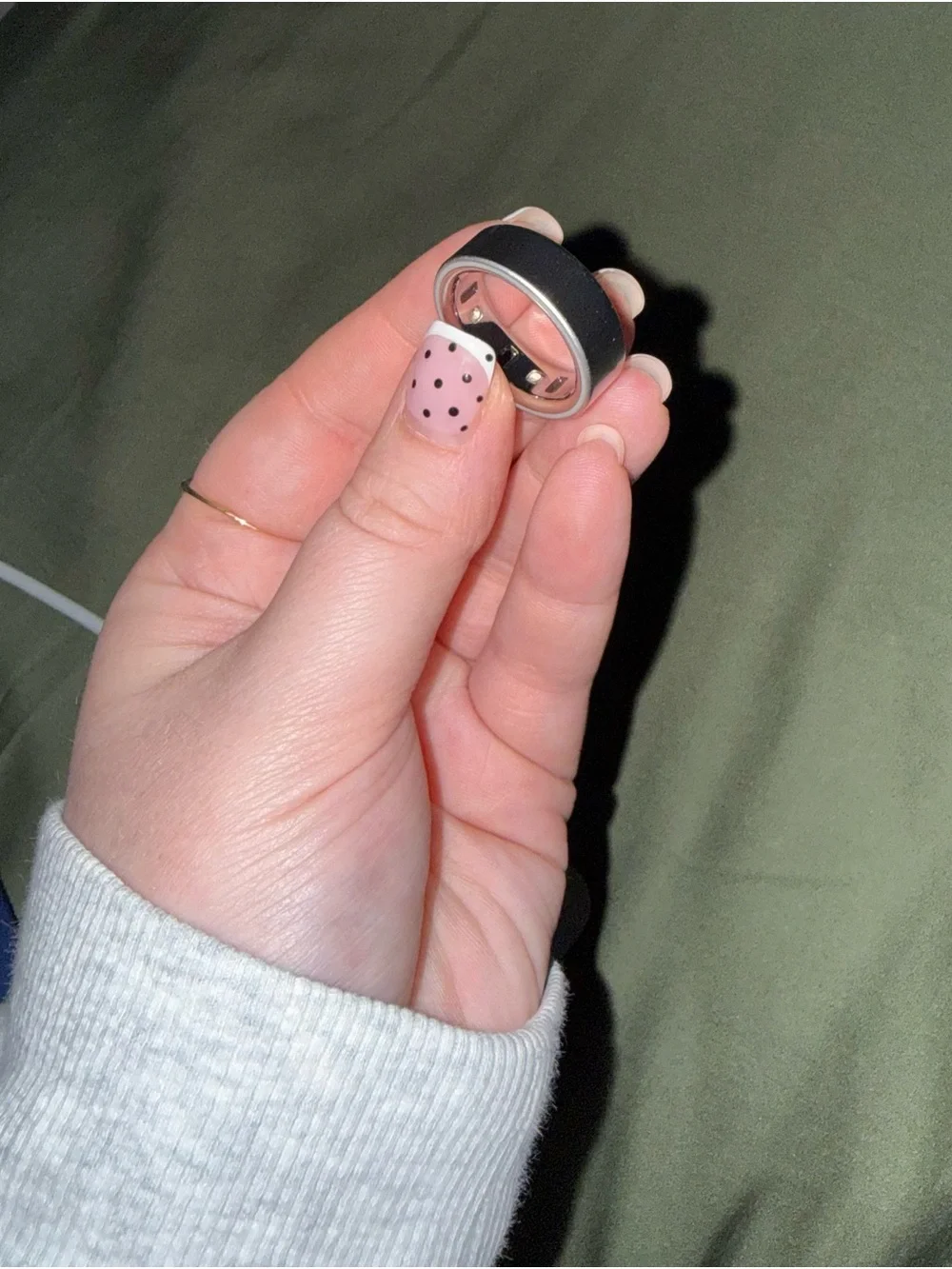 Oura Ring 4 - Brushed Silver - Size 10